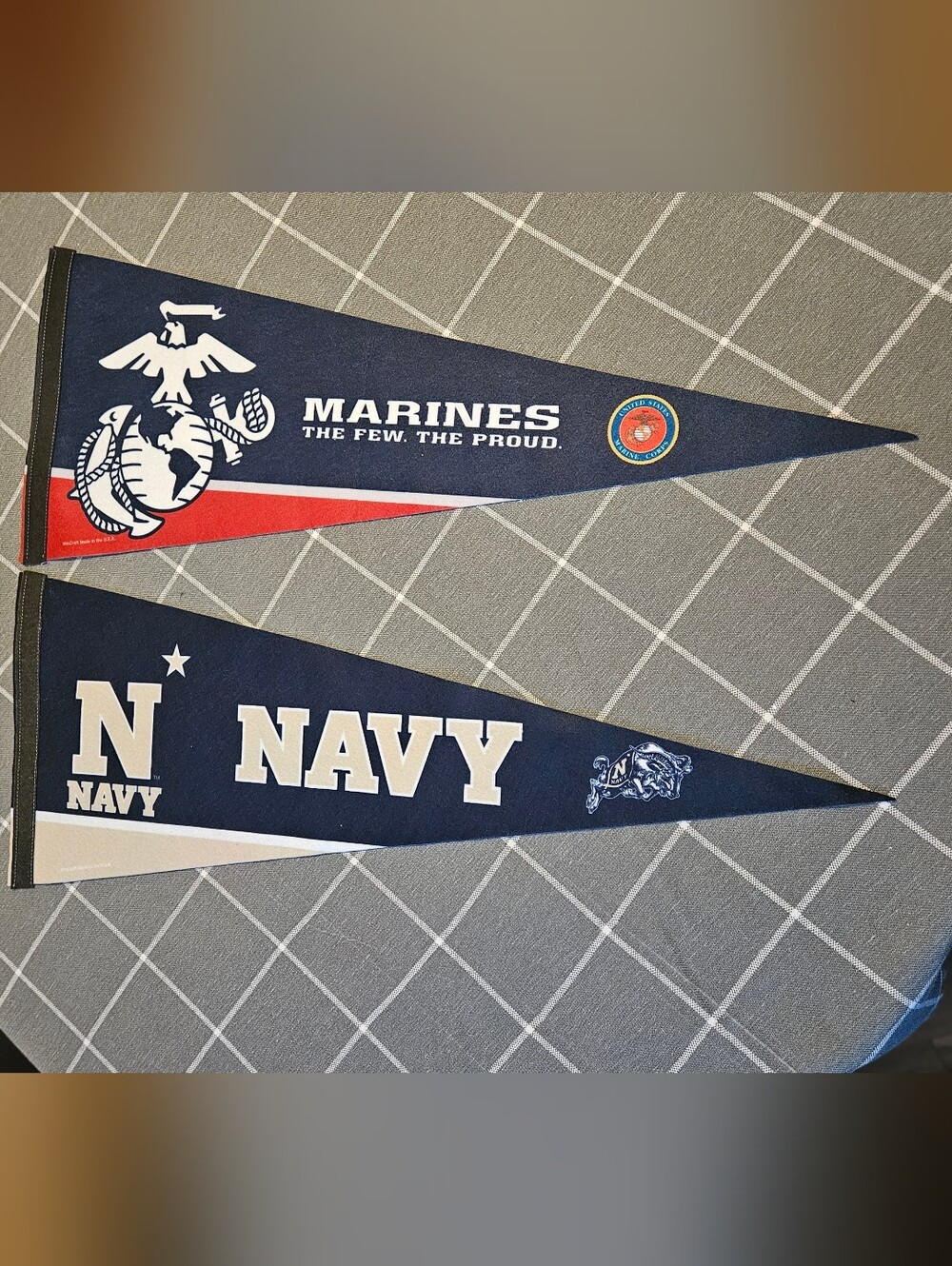 US Military Pennant Set - Marines & Navy